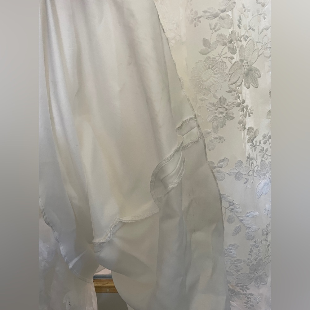 Willowby WATTERS Lilia Puff sleeve lace Empire wedding Gown - Picture 9 of 12